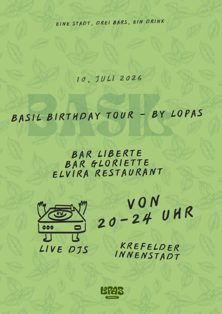 Lopas Gin Basil Smash Bar Tour