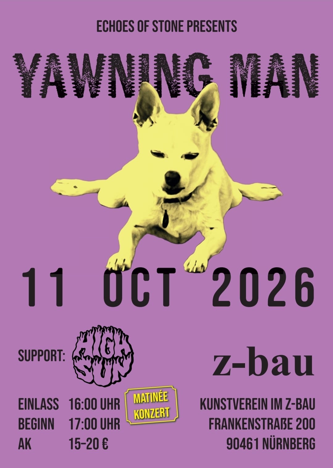 Yawning Man (US) + High Sun - Matinee Konzert!